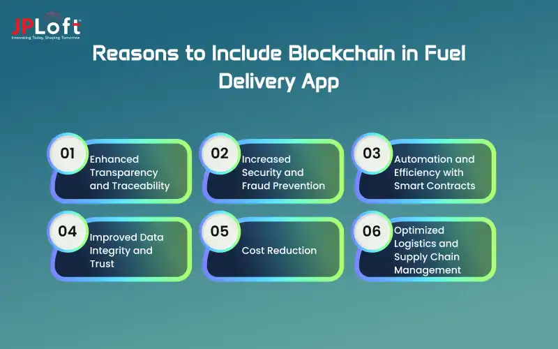 Reasons to Include Blockchain in Fuel Delivery App